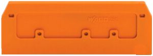 Plaque intermédiaire WAGO 2.5mm orange
