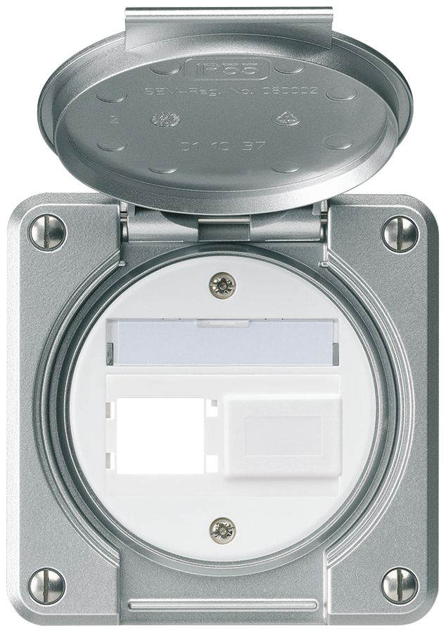 Kit de montage ENC robusto IP55 sortie frontale pour 2×R&M aluminium