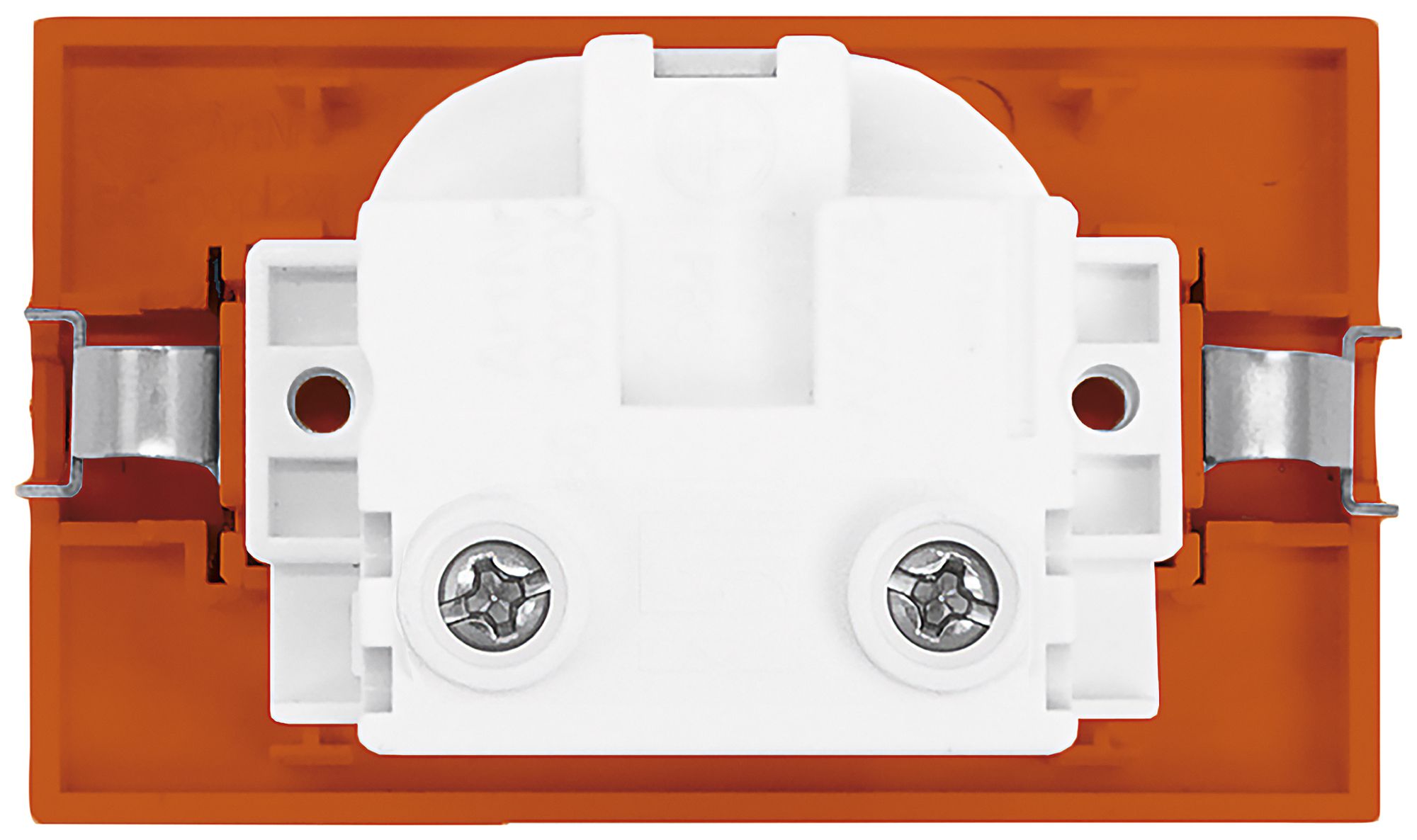 FLF-Steckdose A. Steffen 1×Typ 23 16A 250V 62.5mm×37.5mm orange