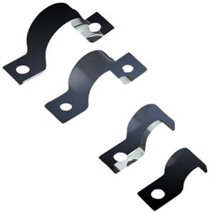 Rohrschelle Rittal SZ 2367.080 einlappig Ø8mm EMV Stahl grau 50Stk