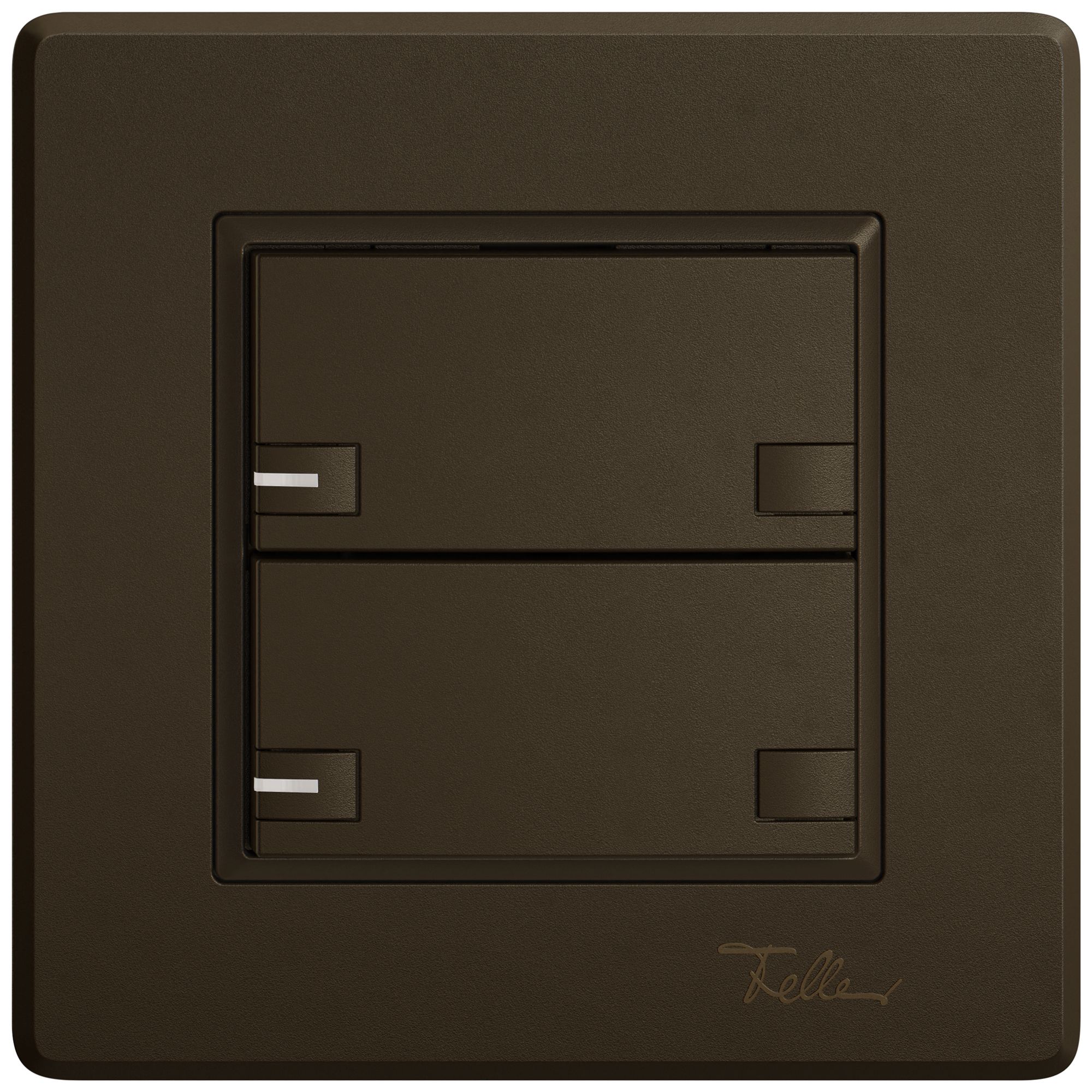 UP-Universaltaster EDIZIO.liv UNI SNAPFIX® m.LED RGB 2× 2-Tbed.br