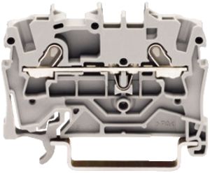 Borne de passage WAGO TopJob-S 1.5mm² 2L gris série 2001