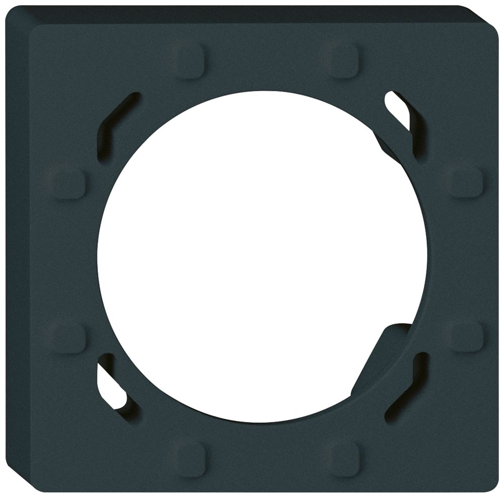 Quadro di rialzo Hager kallysto.line per apparecchi INC grd.I 15mm nero