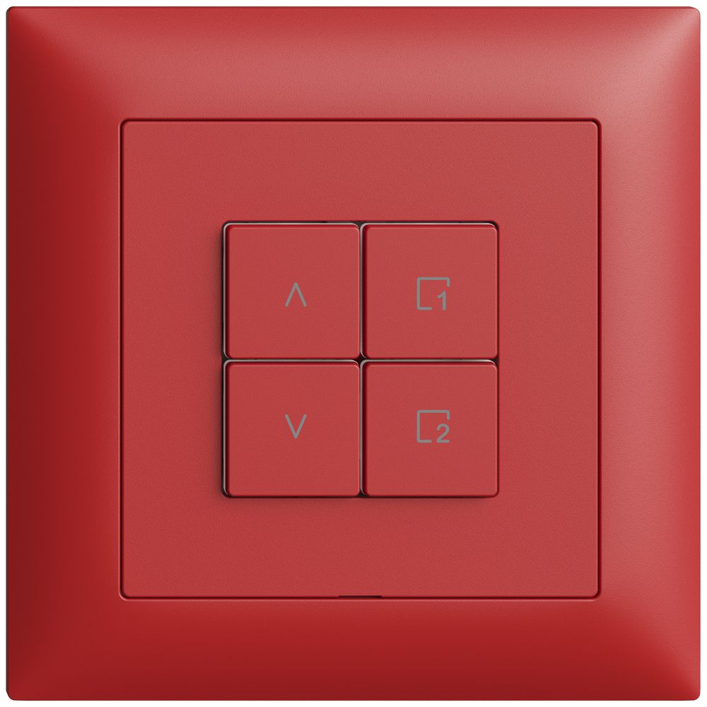 UP-Storenschalter 1K/4T Szene Edue Wiser berry