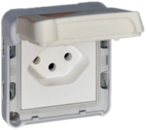 Steckdose PLEXO TYP13 weiss
