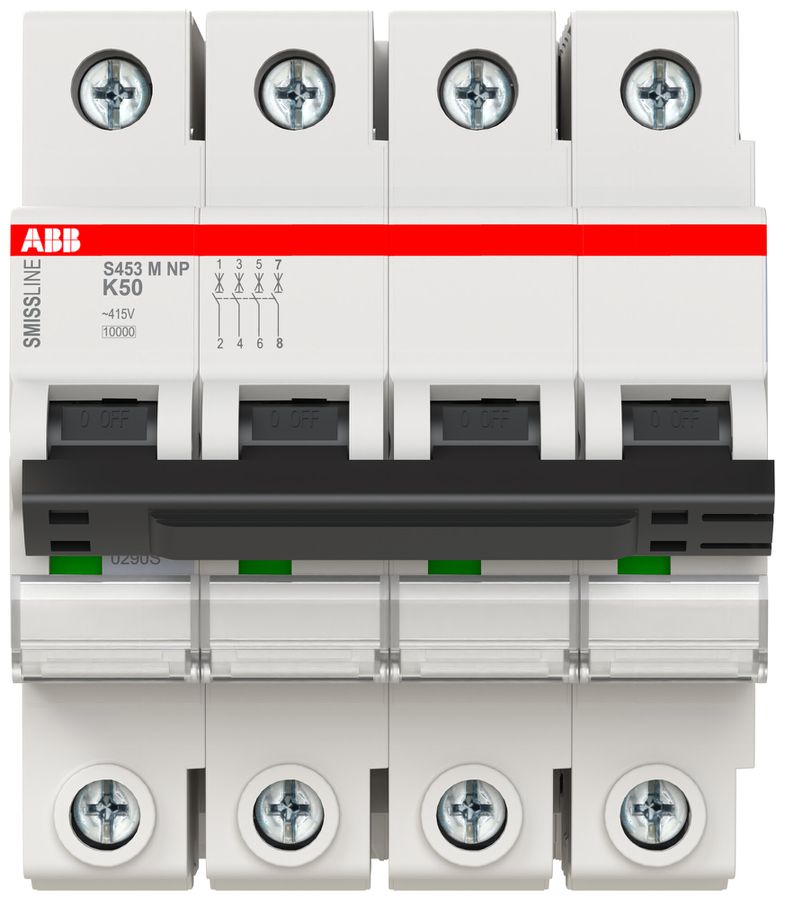 Leitungsschutzschalter SMISSLINE CLASSIC 4×50 K 10kA NP