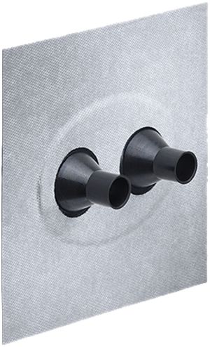 Manschette AGRO Vlies luftdicht 2×Ø15…22mm für Rohre