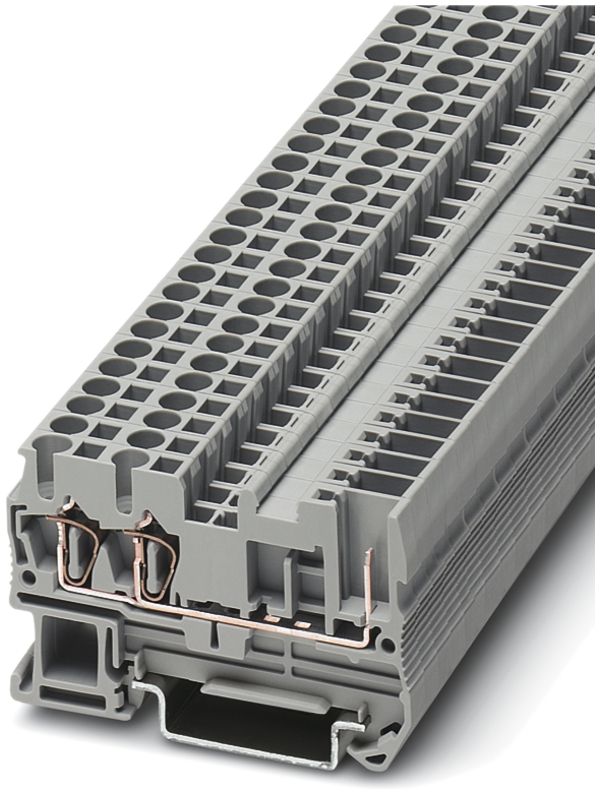 Borne de passage 0.08…4mm² gris ST 2.5-TWIN/1P