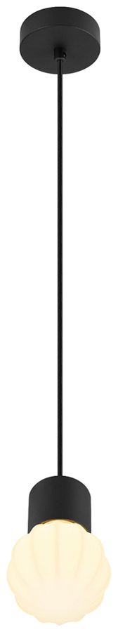 Pendelleuchte SLV VARYT E14 1×6W DIM Ø76×80mm schwarz