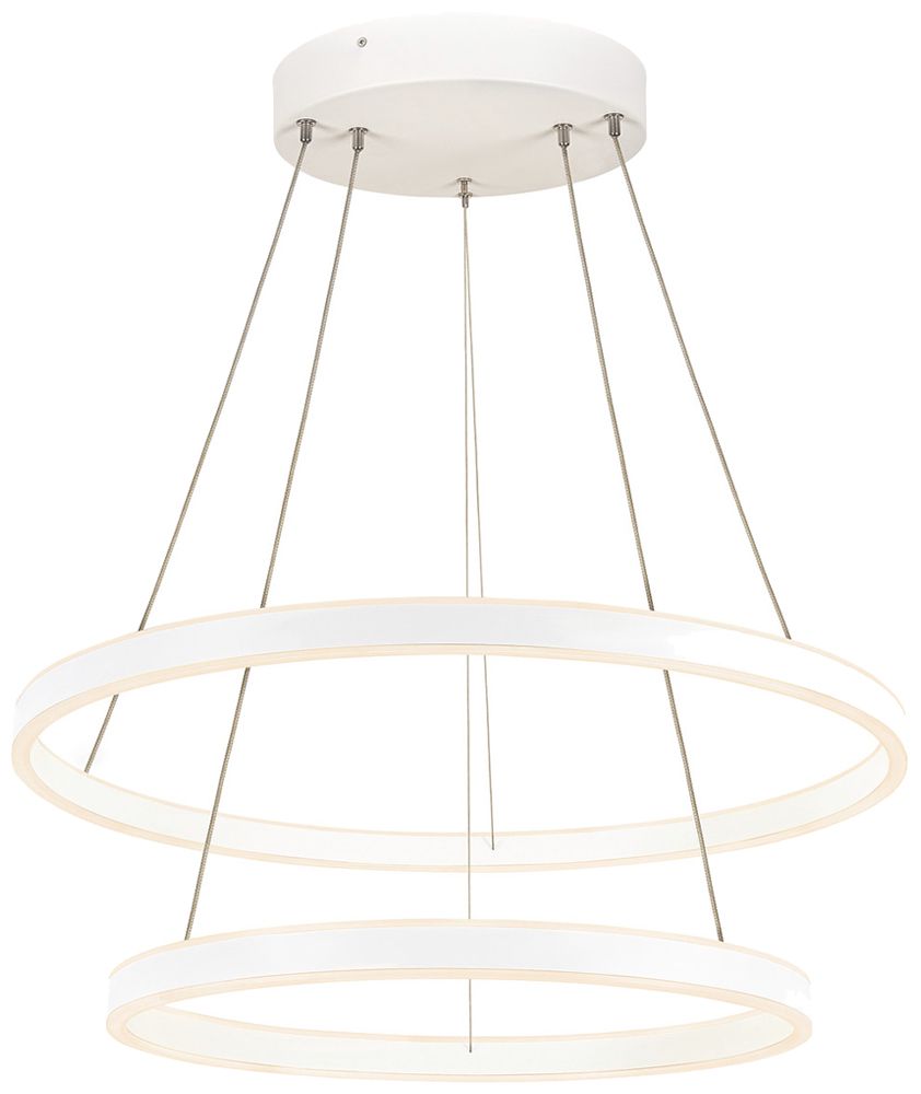 LED-Pendelleuchte SLV ONE DOUBLE UP/DOWN DALI 55W 2100lm 3000/4000K weiss