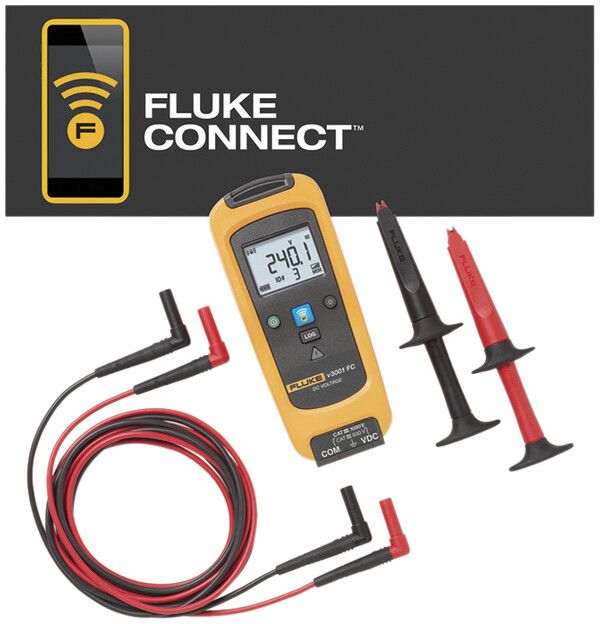 Voltmètre DC FLK-V3001FC 1000V Wifi IP42