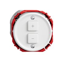 Station secondaire variateur STANDARDdue Wiser SNAPFIX® 2 touches WLAN bc