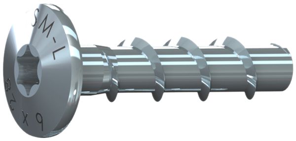 Linsenkopf-Betonschraube Tilca TSM L 6×30 LiKo T30