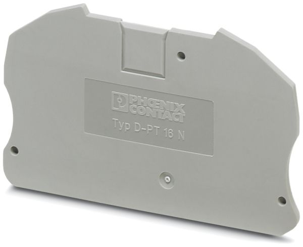 Abschlussdeckel Phoenix Contact grau zu PT 16 N
