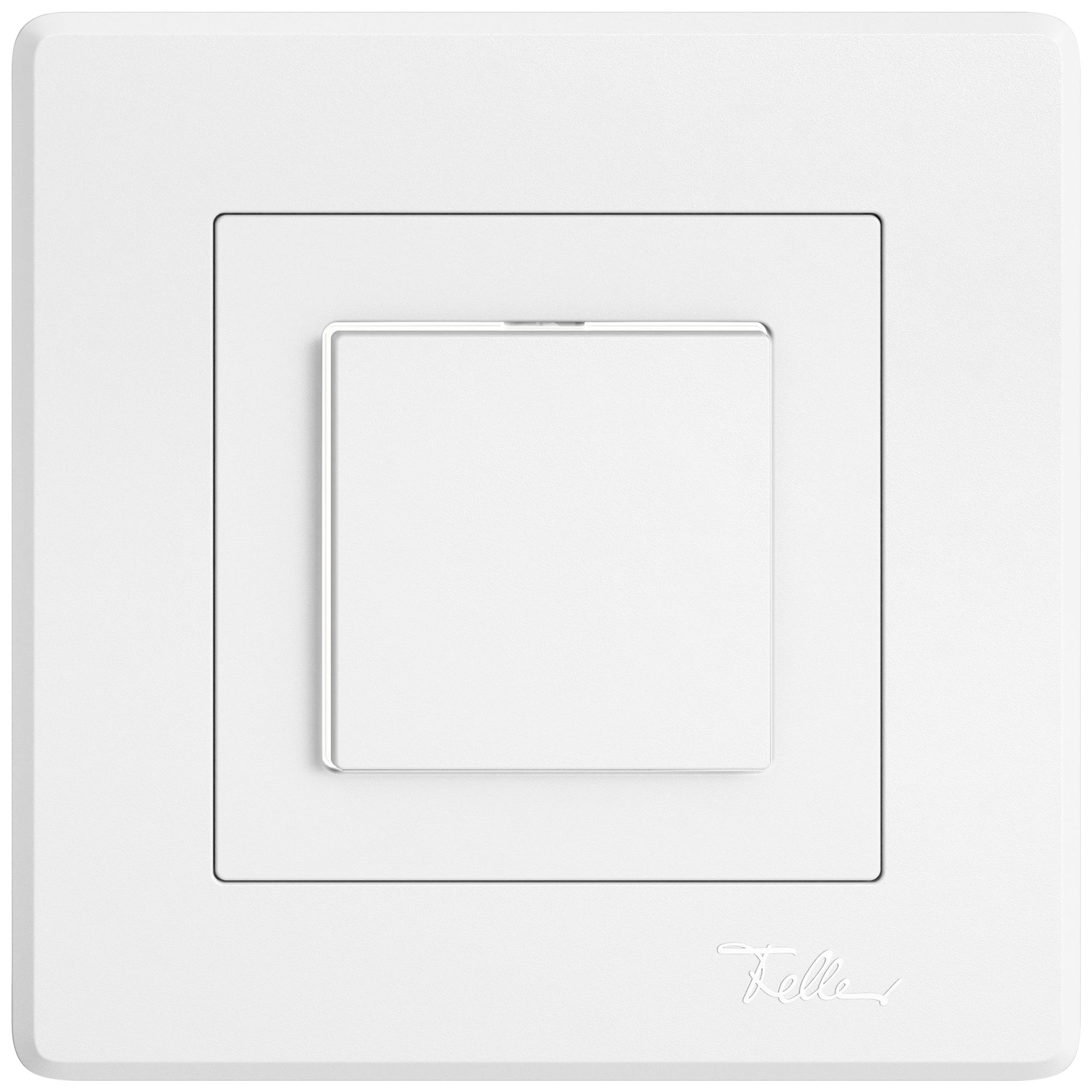 UP-Leuchtdruckschalter EDIZIO.liv SNAPFIX® 3/2L Seitenlinse LS weiss ws