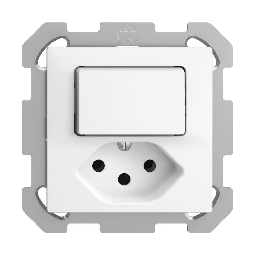 Combinaison ENC A-R/1P+T13 EDIZIOdue blanc avec shutter