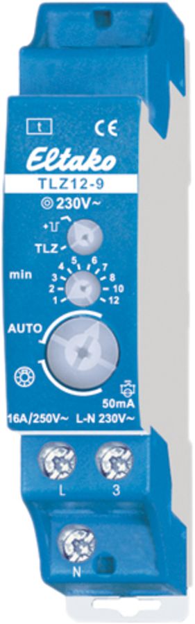 Timer per luce delle scale AMD Eltako TLZ12-9 230V 1S 16A/250V 1…12min
