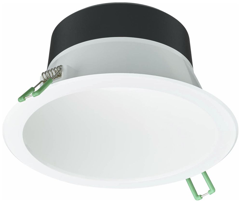 LED-Downlight Philips CoreLine DN142B 9.8W 1200lm 3000K IP54 84° Ø162mm weiss