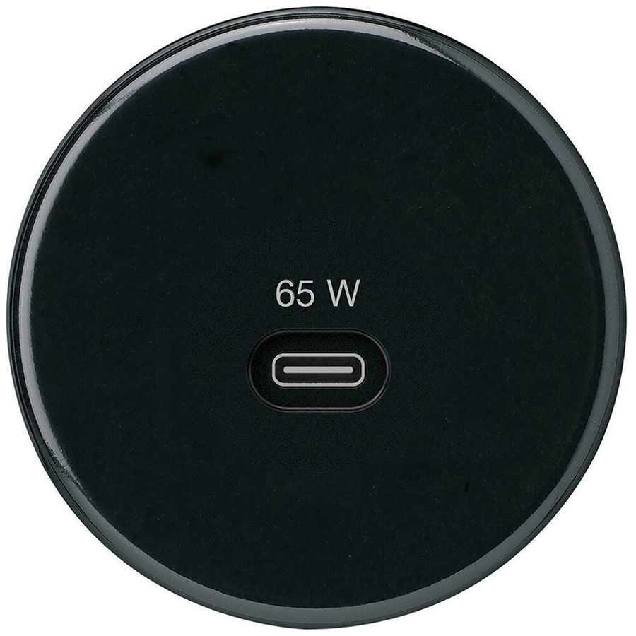 Prise de charge USB Hager basico type C 65W 3250mA noir