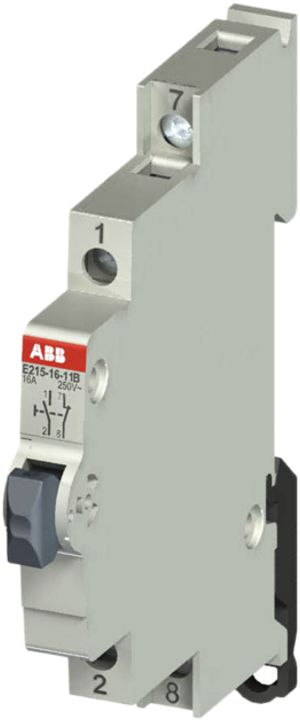 Pulsante INS ABB 250V 16A 1n/nc grigio