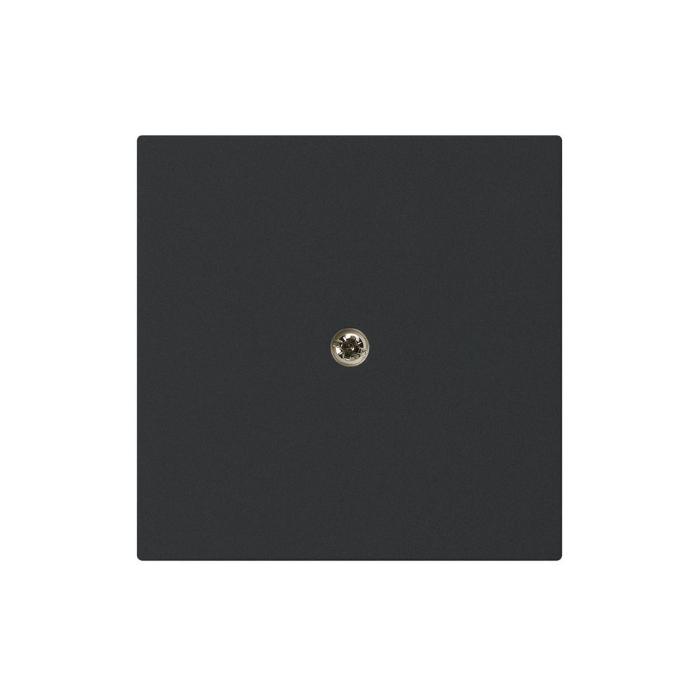 Frontplatte kallysto blind schwarz 60×60mm