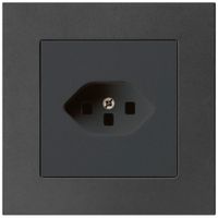 UP-Steckdose kallysto.pro T23 schwarz mit Steckklemmen