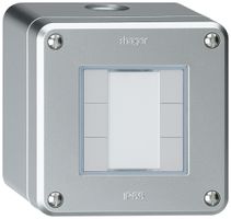 AP-Taster robusto Q KNX 6× s/e-link aluminium