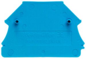 Abschlussplatte Weidmüller WAP WDU2.5N/4N BL 44×1.5mm blau