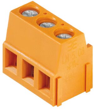 Leiterplattenklemme Weidmüller LM 5.00 10L 90° Lötstift 3.5mm Zugbügel 2.5mm²