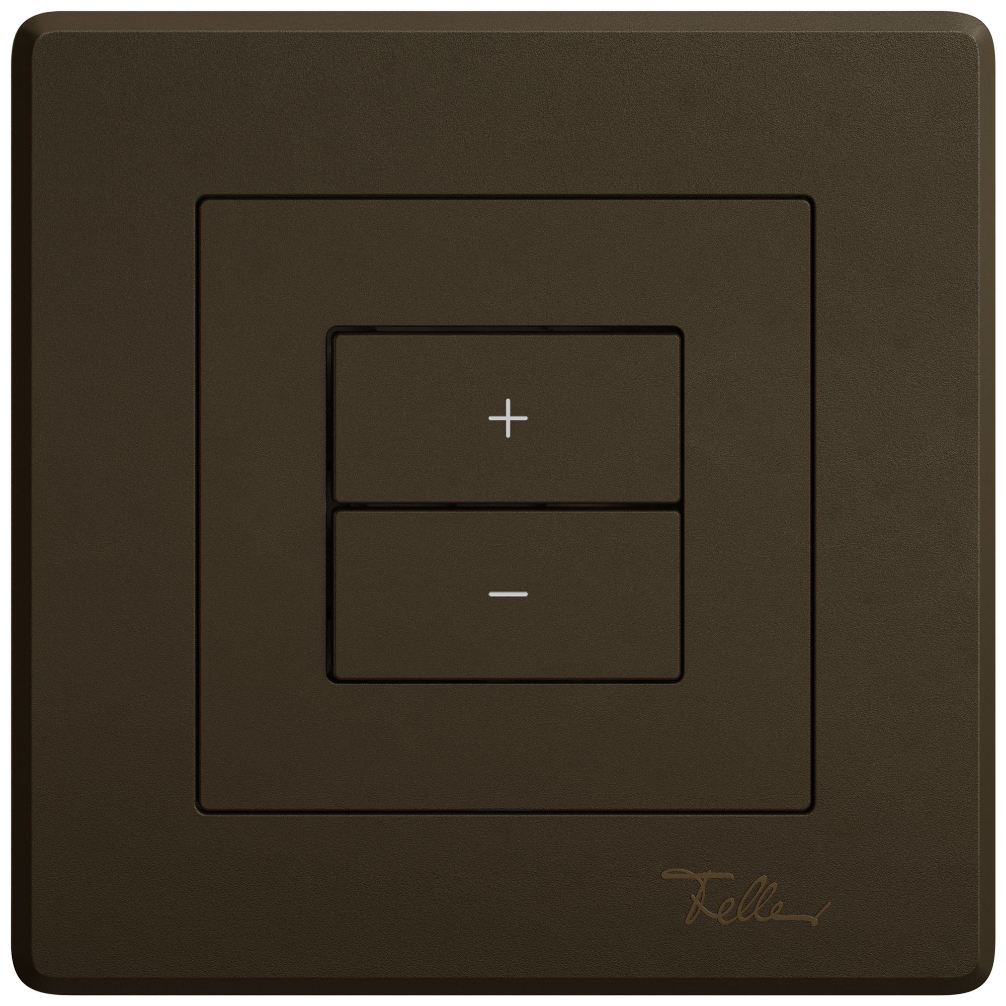 UP-Bedienaufsatz zu Dimmer EDIZIO.liv Wiser SNAPFIX® 1K 2T br