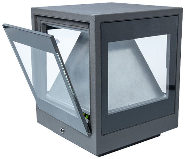 Applique LED DOTLUX WAY IP65 120×120×148mm 7.5/15W 3000K