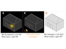 Wandleuchte Steinel L 22 NM mit Lichtsensor E27 60W IP44 81×162×280mm anthrazit