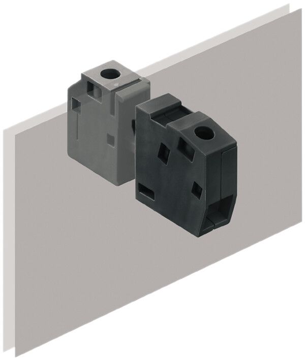 Morsetto di passante Weidmüller WGK 4mm² connessione a vite nero