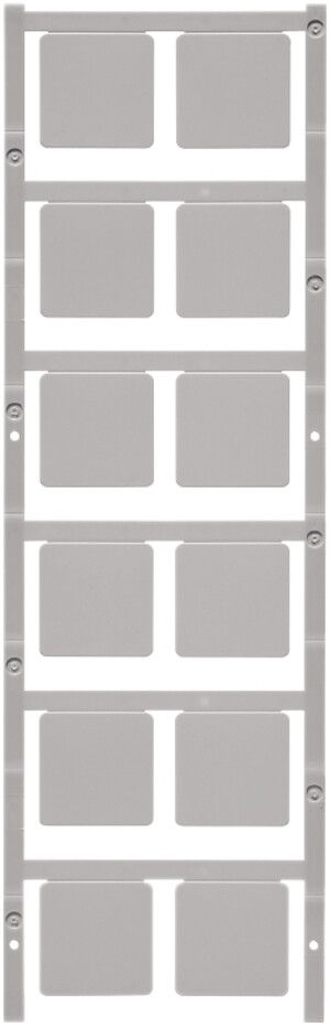 Marcatore per apparecchi Weidmüller MultiCard SM 27×27mm PA66 grigio