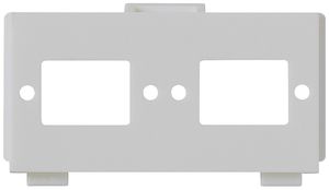 Modulo multimedia M3 FO vuoto per 2×SC2×LC grigio chiaro
