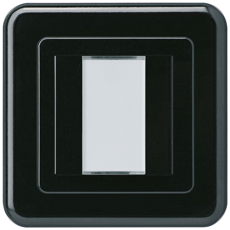 UP-Taster Hager basico C KNX 2-fach schwarz