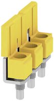 Querverbinder Weidmüller WQV 10/3 geschraubt 3L Raster 9.9mm isoliert 63A gelb
