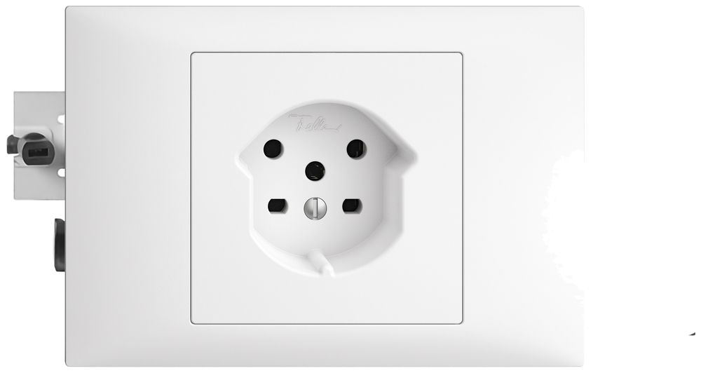 Prise INC EDIZIOdue T15 blanc 45…69mm