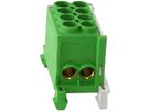 Borne principale HLAK 1L, 4×25mm², vert