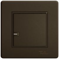 UP-KNX-Taster RGB EDIZIO.liv SNAPFIX® Temperaturfüh.RGB-LED 1×T 1-Tbed.br