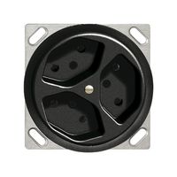 EB-Steckdose FH 3×T13 JK schwarz
