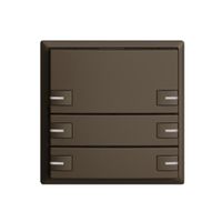 UP-Taster KNX 6-fach EDIZIOdue coffee RGB mit LED
