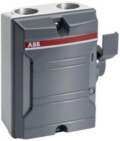 AP-Anlageschalter ABB 4-polig 16A 400V dunkelgrau/dunkelgrau