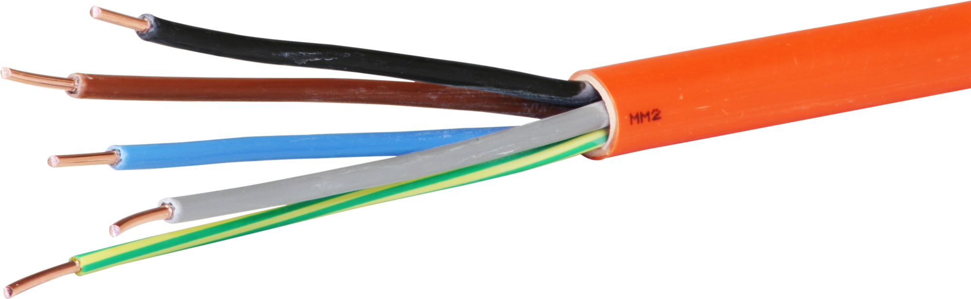 Sicherheitskabel FE180/E30 5×2.5mm² 3LNPE orange