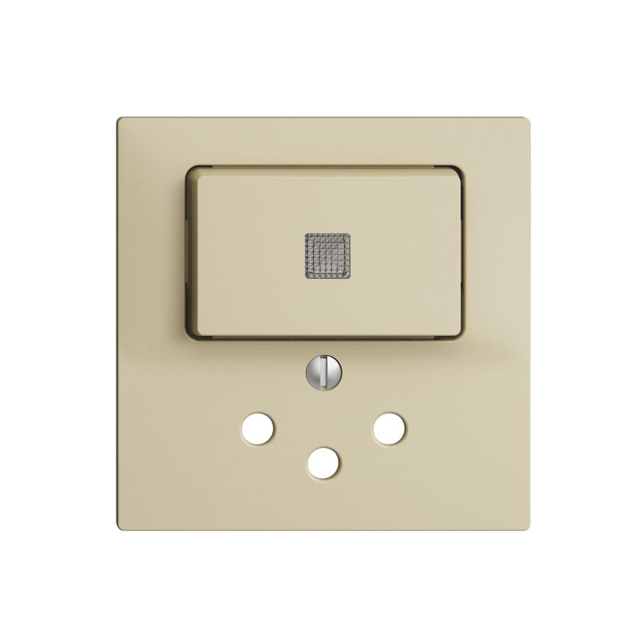 Kit frontale EDIZIOdue vanille 60×60mm T12 con lente