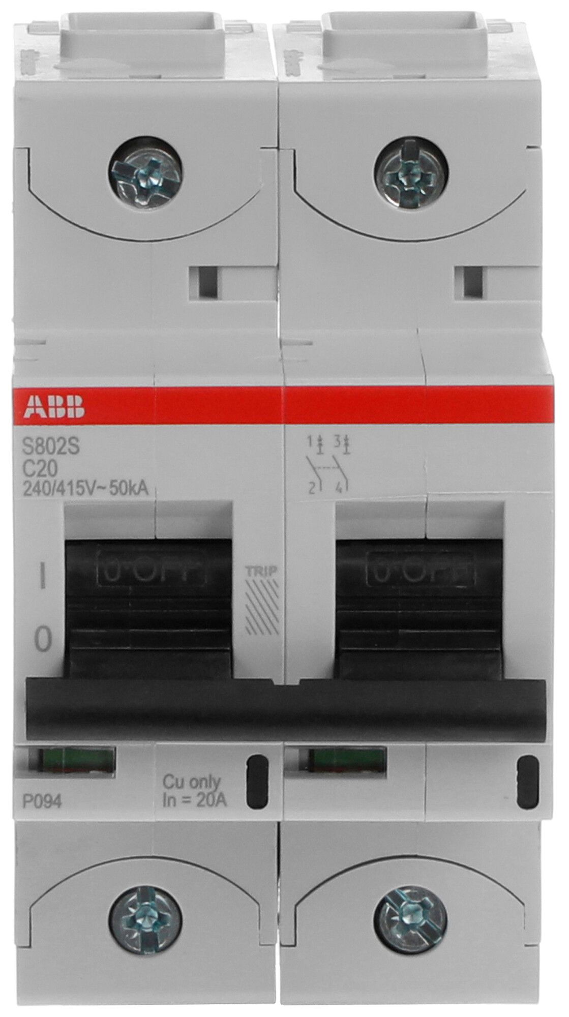 Leitungsschutzschalter ABB S802S-C 20A 50kA