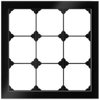 UP-Abdeckrahmen EDIZIO.liv prestige SNAPFIX® 3×3 214×214mm Glas sz