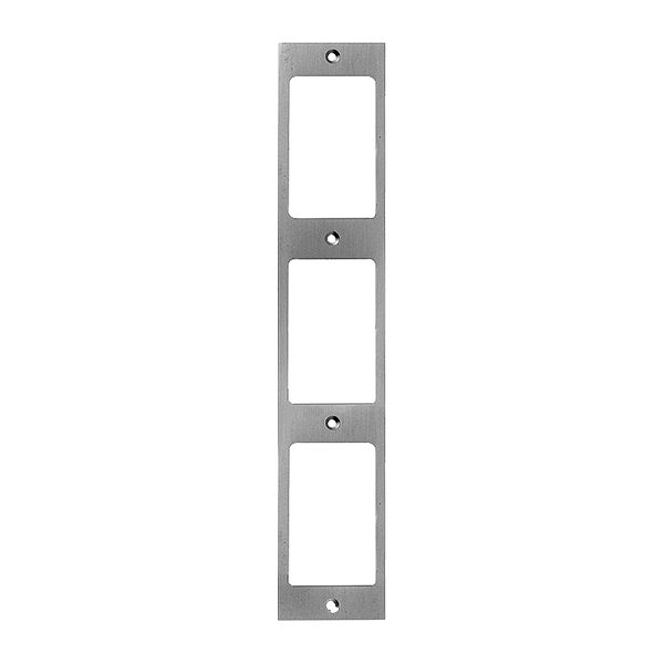 Befestigungsrahmen FH FLF 1×3 schwarz