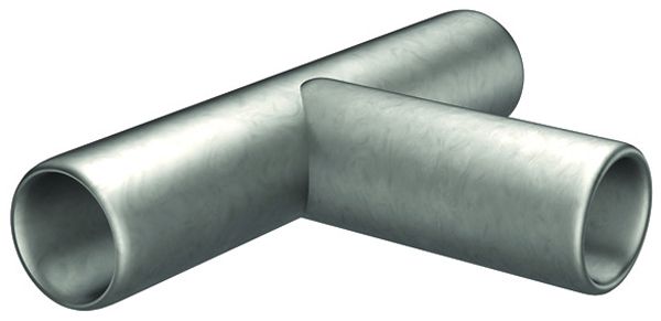 T-Pressverbinder Flury AV 12 Cu verzinnt, 35mm², Ø 8mm