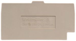 Paroi de fermeture/intermédiaire WM ZAP/TW ZDU/ZPE 2.5N/4AN 57.5×54.75mm beige